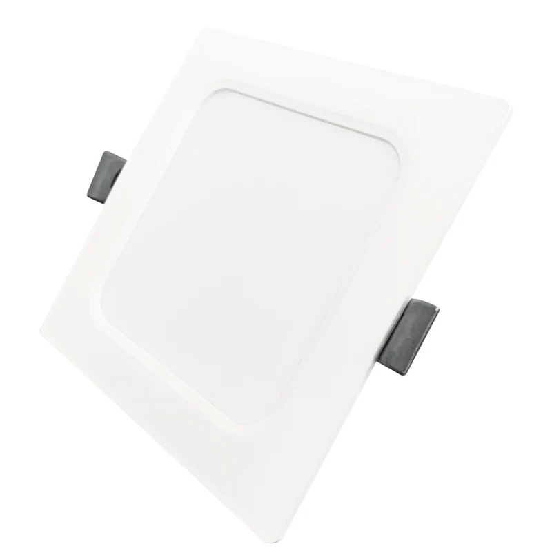 LED Einbauleuchte in Weiß, 12 W, 230 V, IP44-geschützt, 1200 lm, Lichtfarbe einstellbar, 173x26 mm, Einbaustrahler mit Diffusor, Badezimmer Deckenleuchte