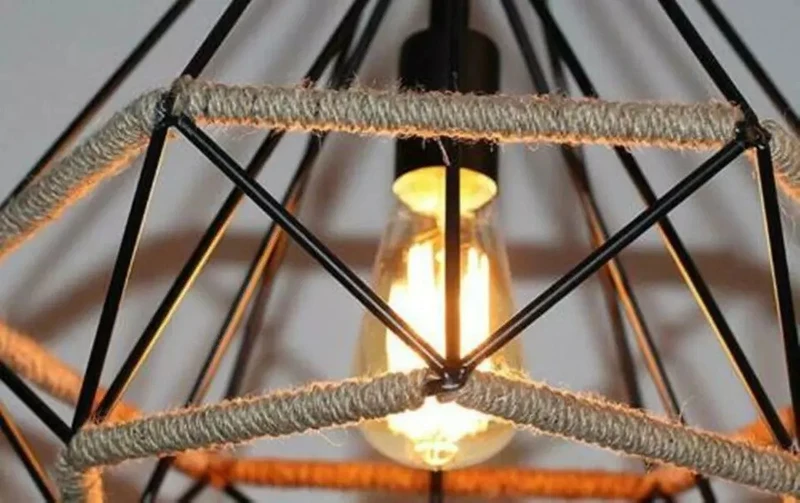 Pendelleuchte im Vintage-Industrie-Vogelkäfig-Stil, Retro-Hängelampe~3161
