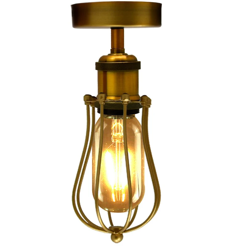 LEDSONE Käfig-Deckenlampe Metall-Leuchte im Industrie ~3160