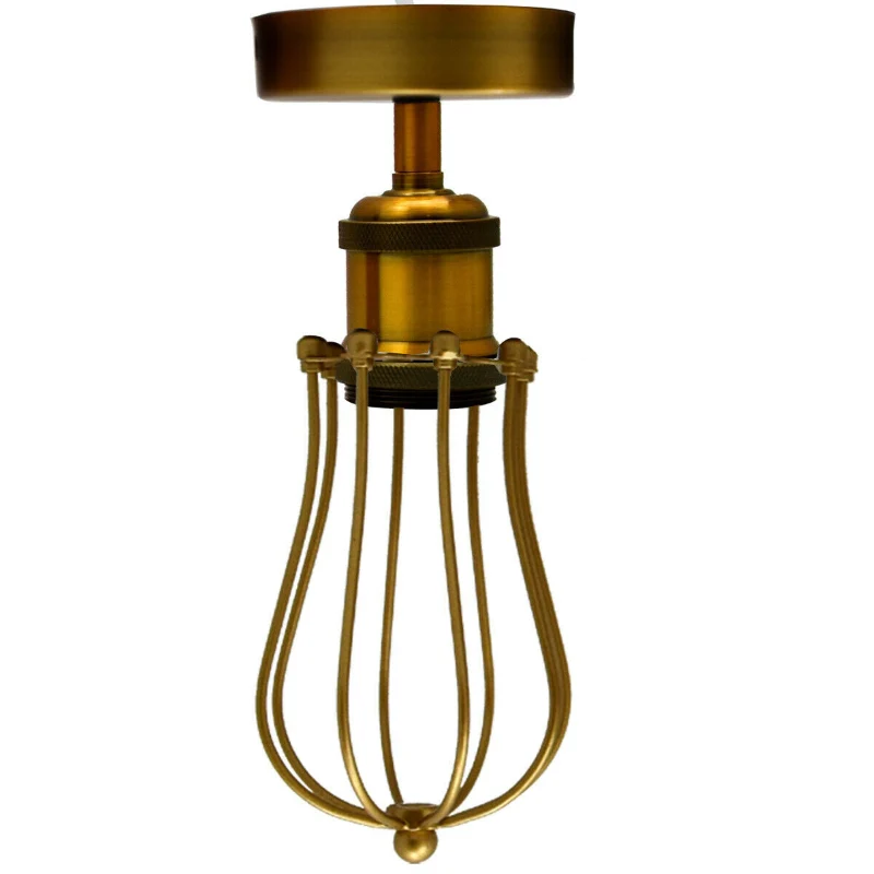 LEDSONE Käfig-Deckenlampe Metall-Leuchte im Industrie ~3160