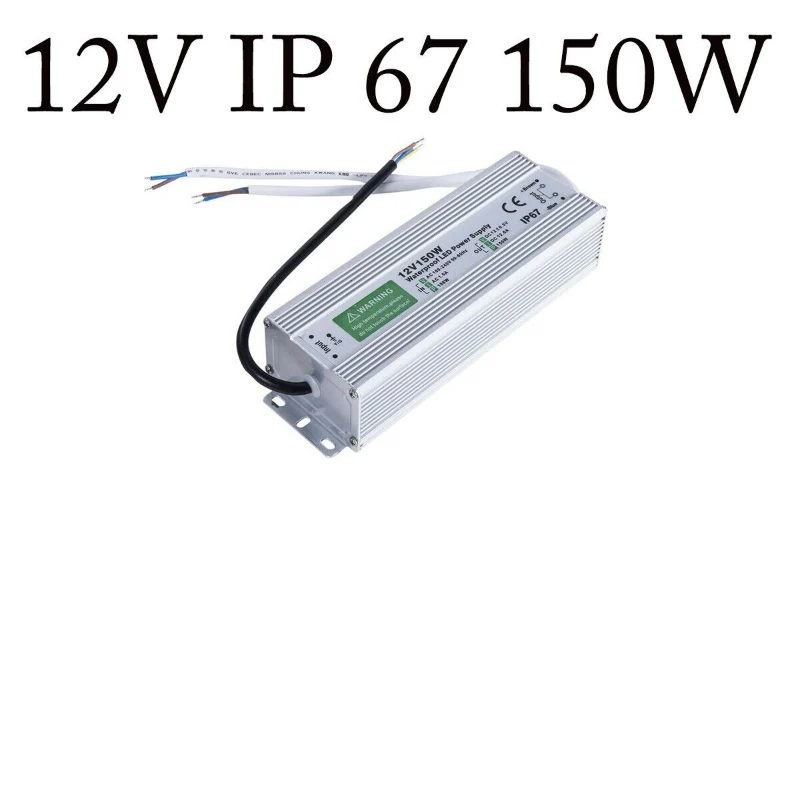 12V 150W IP67 LED Treiber Trafo – Innen & Außen~3109