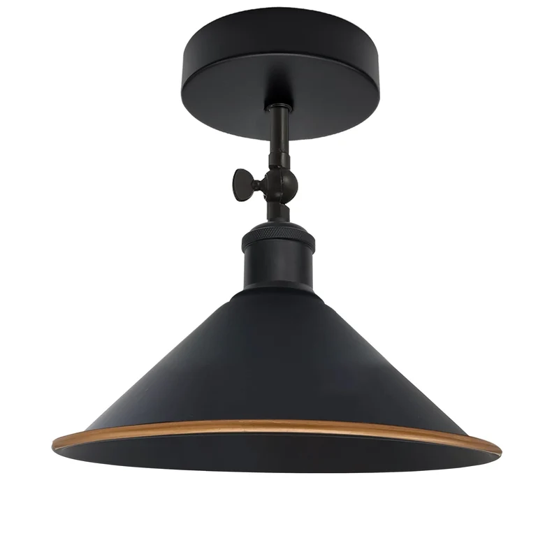 Schwarze Deckenleuchten verstellbar Vintage Deckenlampe~3259