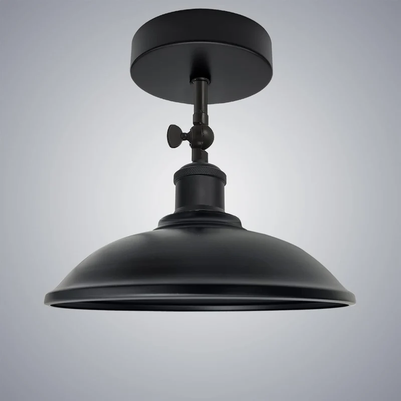 Schwarze Deckenleuchten verstellbar Vintage Deckenlampe~3259