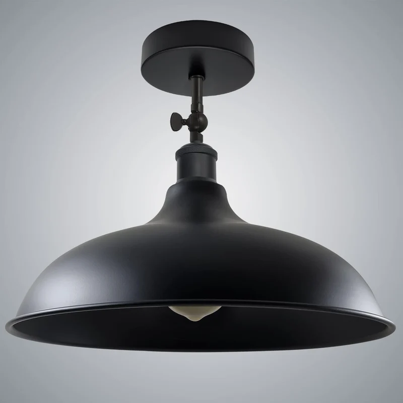 Schwarze Deckenleuchten verstellbar Vintage Deckenlampe~3259