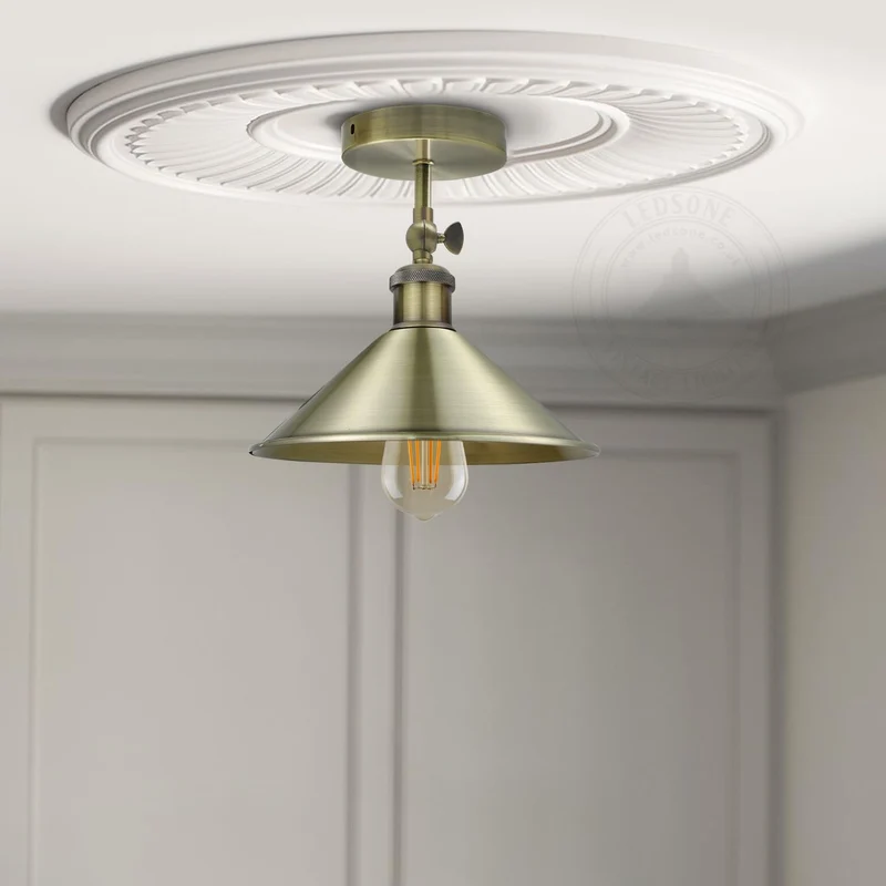 Schwarze Deckenleuchten verstellbar Vintage Deckenlampe~3259