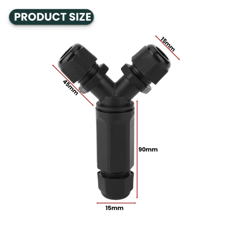 T- und Y-Kabelverbinder wasserdicht IP68 Anschlussdose~3256