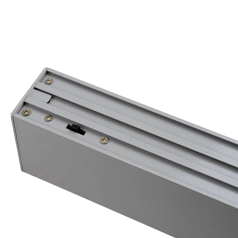 LED Büro-/Tresenleuchte, in Grau, 120 cm, 40 W, 4000 lm, 3000-6500 K (CCT), LIFUD Netzteil, erweiterbar, Aluminium