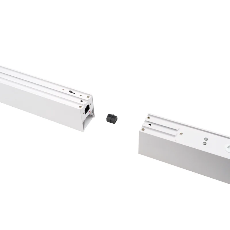 LED Büro-/Tresenleuchte, in Weiß, 120 cm, 40W, 4000 lm, 3000-6500 K (CCT), LIFUD Netzteil, erweiterbar, Aluminium