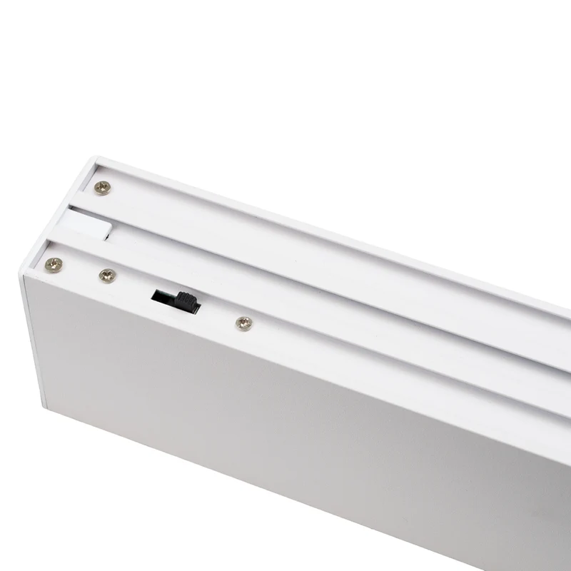 LED Büro-/Tresenleuchte, in Weiß, 120 cm, 40W, 4000 lm, 3000-6500 K (CCT), LIFUD Netzteil, erweiterbar, Aluminium