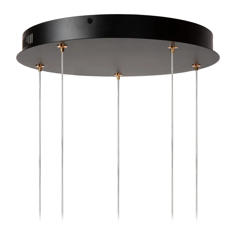LED-Pendelleuchte Berliane 5-flammig dimmbar rund Ø 34cm