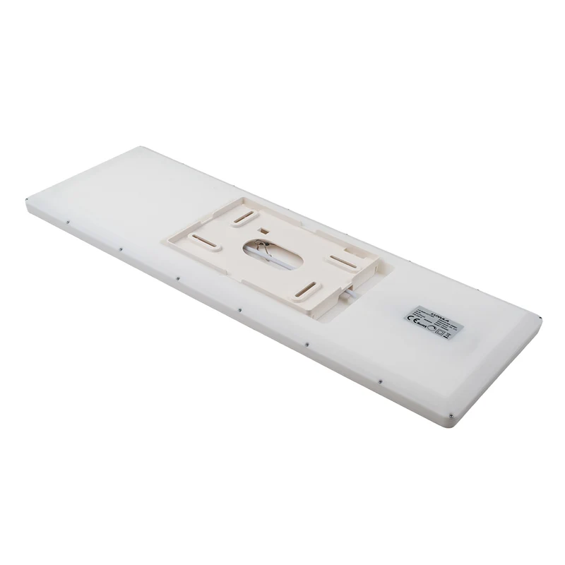 LED-Panel mit Fernbedienung, 58×20 cm, weiß, 24 W, 2200 lm, IP44 Wassergeschützt, Helligkeit und Lichtfarbe einstellbar