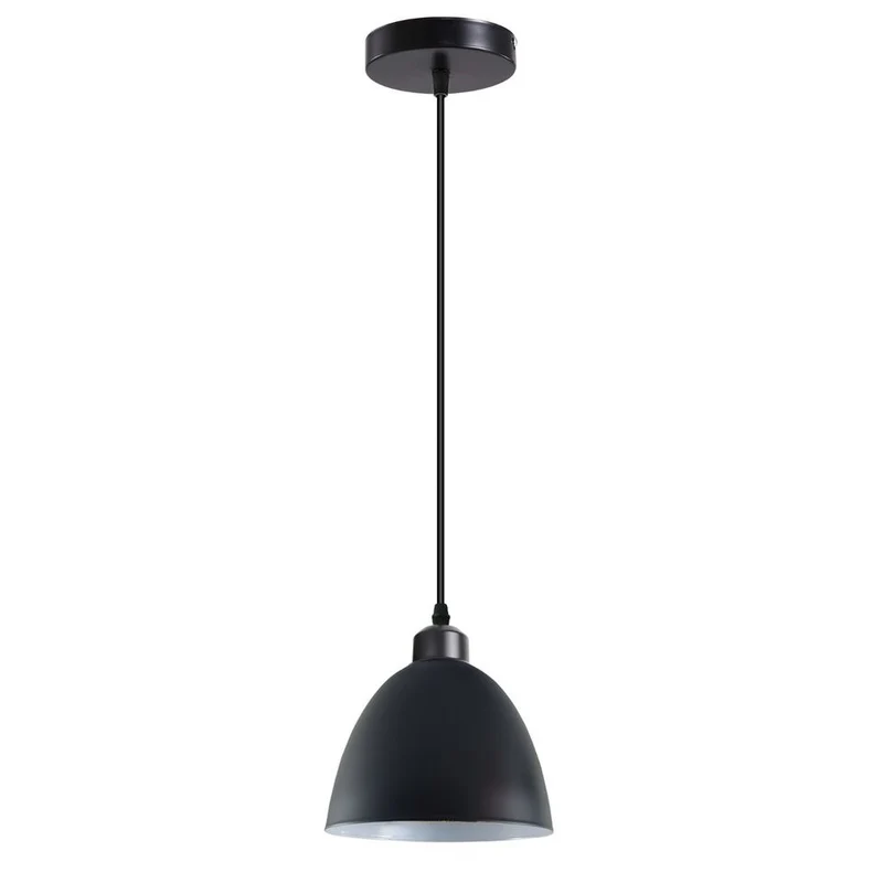 Vintage Pendelleuchte schwarz -E27-⌀18cm~3131