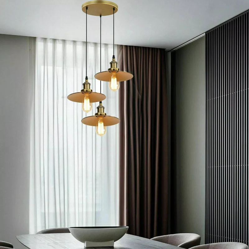 Hängelampe 3 flammig Pendelleuchte Deckenleuchte Pendel Lampe ~3141