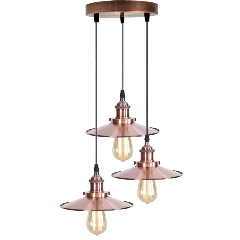 Hängelampe 3 flammig Pendelleuchte Deckenleuchte Pendel Lampe ~3141