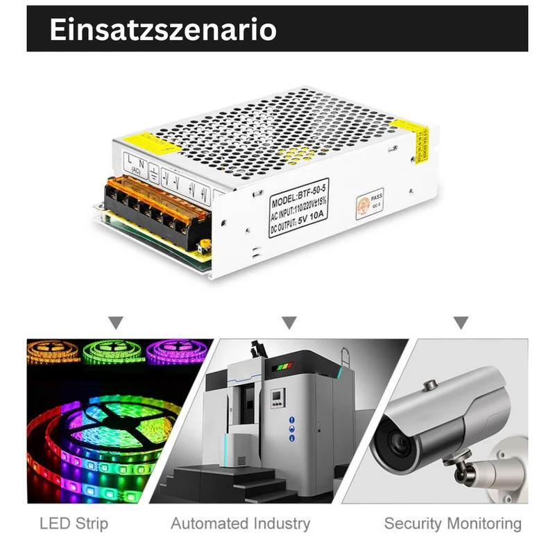 LED Trafo 5V/12V/24V Schaltnetzteil für LED-Streifen~3139