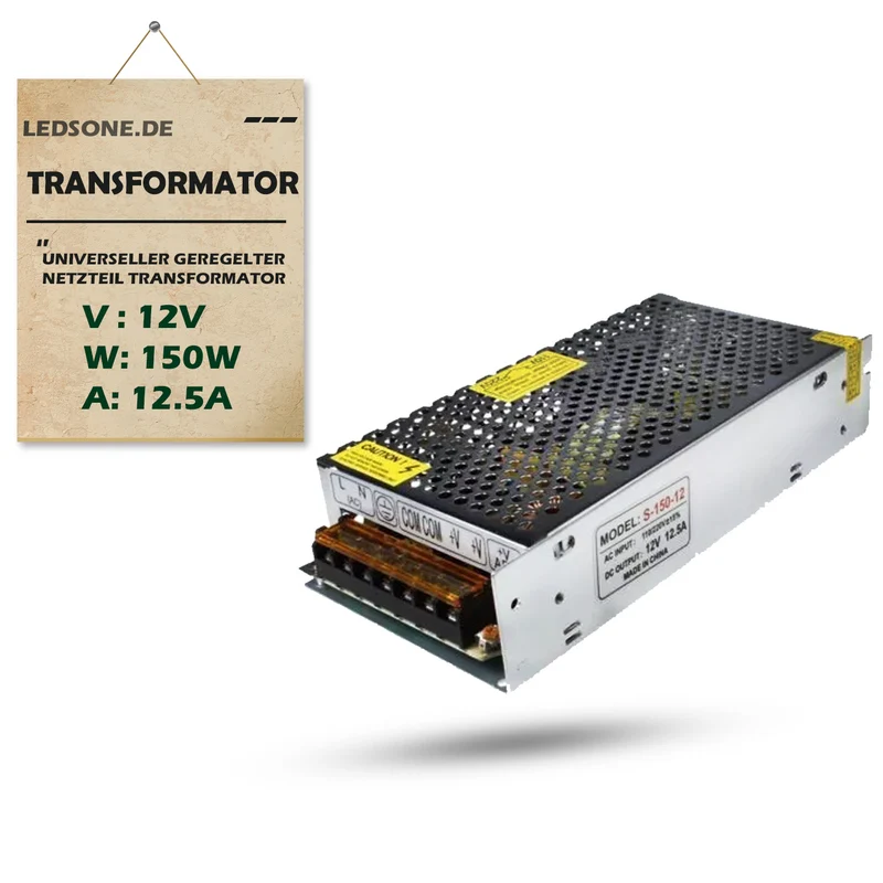 LED Trafo 5V/12V/24V Schaltnetzteil für LED-Streifen~3139