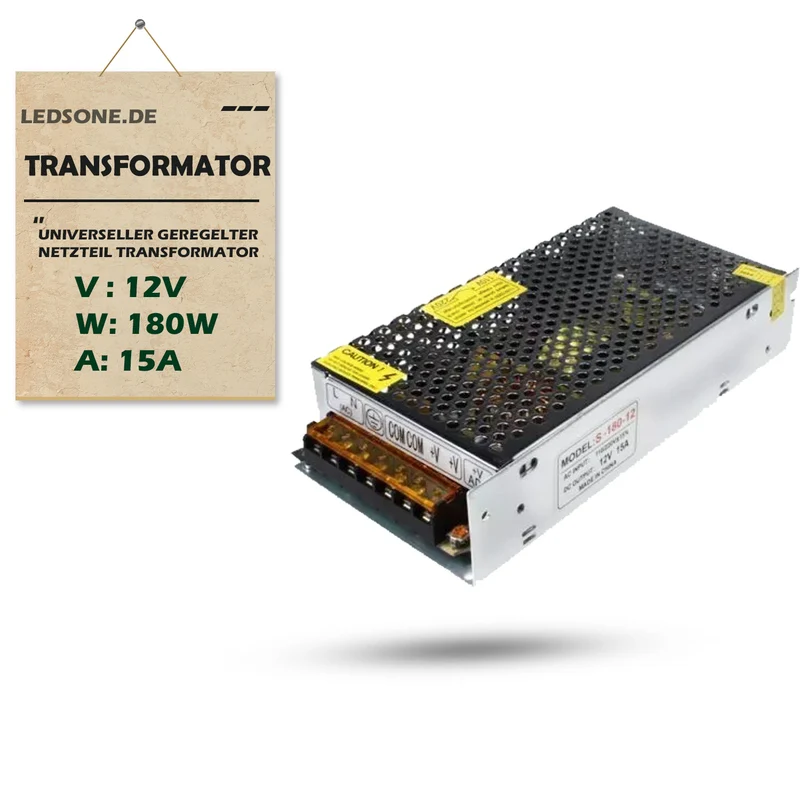 LED Trafo 5V/12V/24V Schaltnetzteil für LED-Streifen~3139