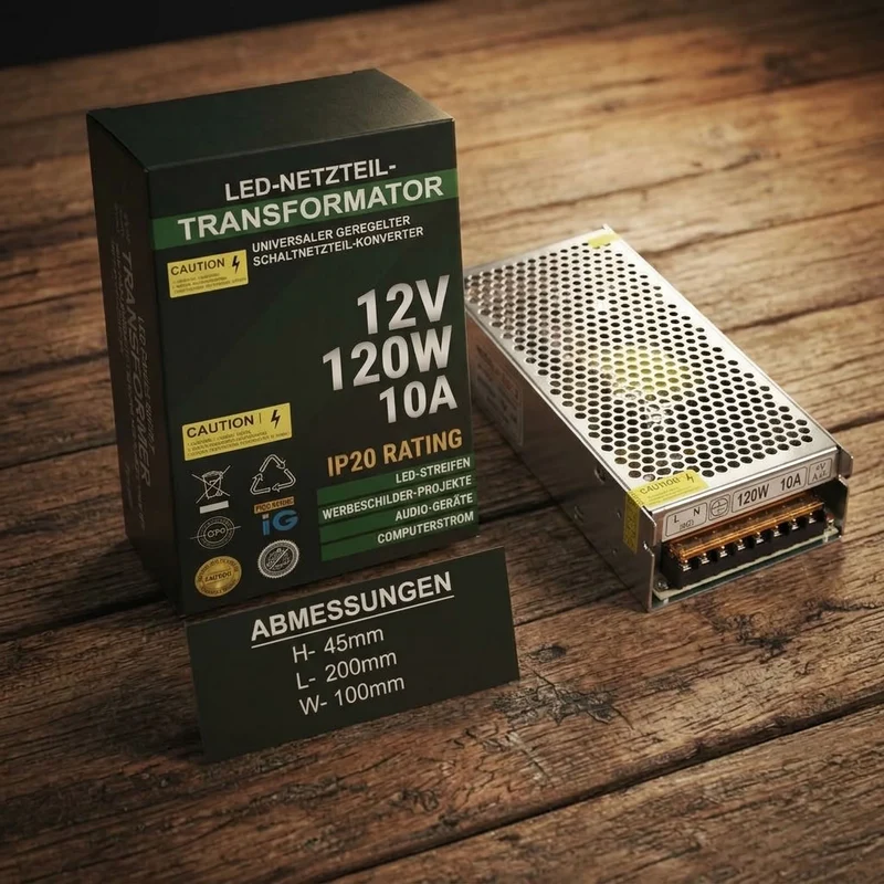 LED Trafo 5V/12V/24V Schaltnetzteil für LED-Streifen~3139