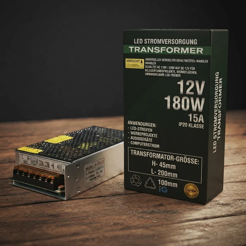 LED Trafo 5V/12V/24V Schaltnetzteil für LED-Streifen~3139