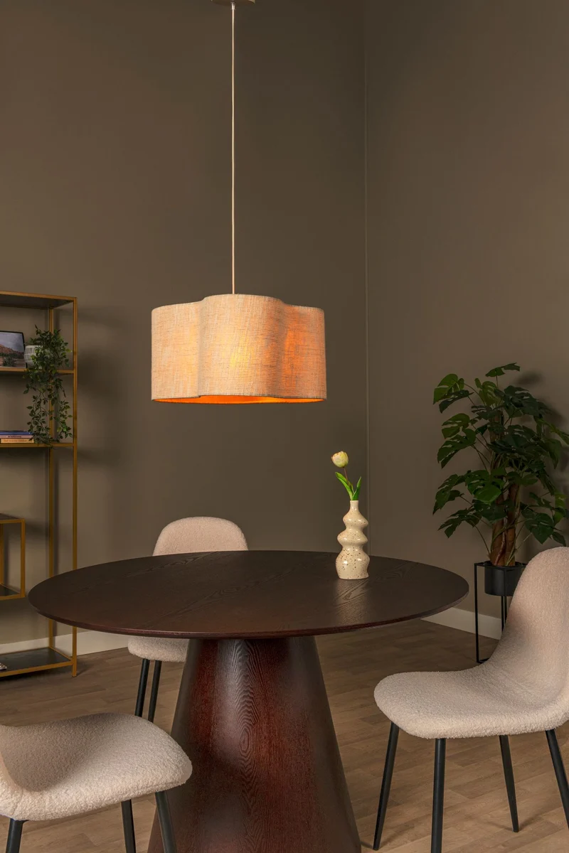 Pendelleuchte Chantal mit Stoffschirm 50cm