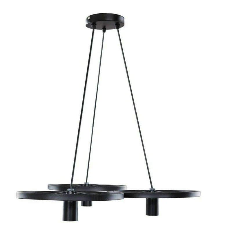 Vintage Deckenpendelleuchte Industrielles Rad Pendel Hängende Retro Lampe ~ 3246