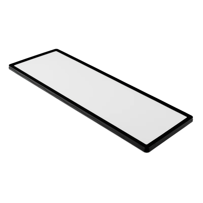 LED-Panel mit Fernbedienung, 58×20 cm, schwarz, 24 W, 2200 lm, IP44 Wassergeschützt, Helligkeit und Lichtfarbe einstellbar