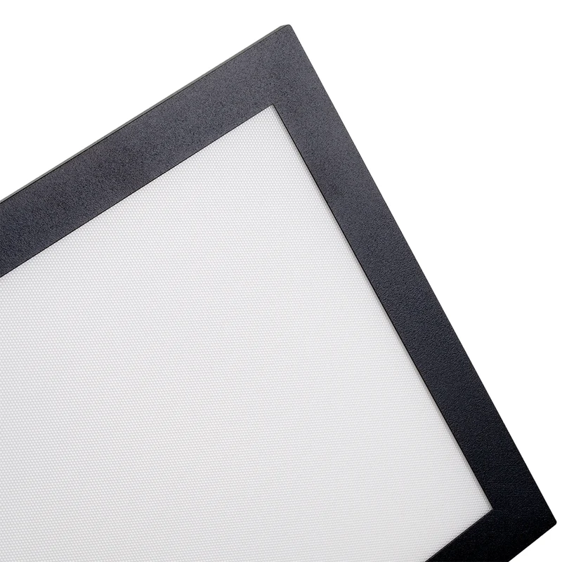 LUXULA LITEQ 100, LED-Panel mit Fernbedienung, 100×25 cm, schwarz, 40 W, 4400 lm, UGR<19, Helligkeit und Lichtfarbe einstellbar