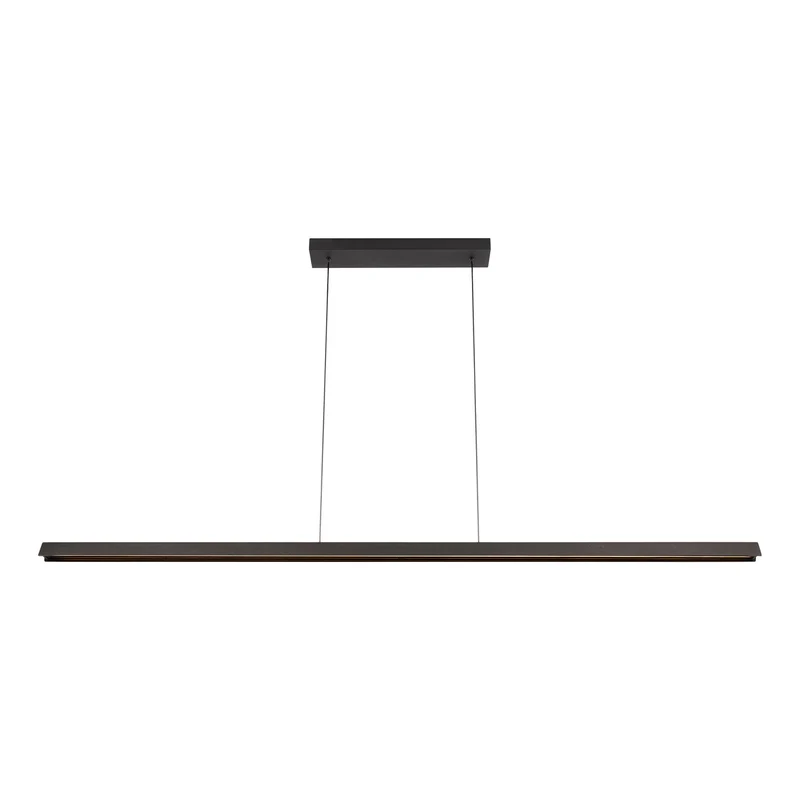 LED-Pendelleuchte Felsted dimmbar mit CCT Schwarz