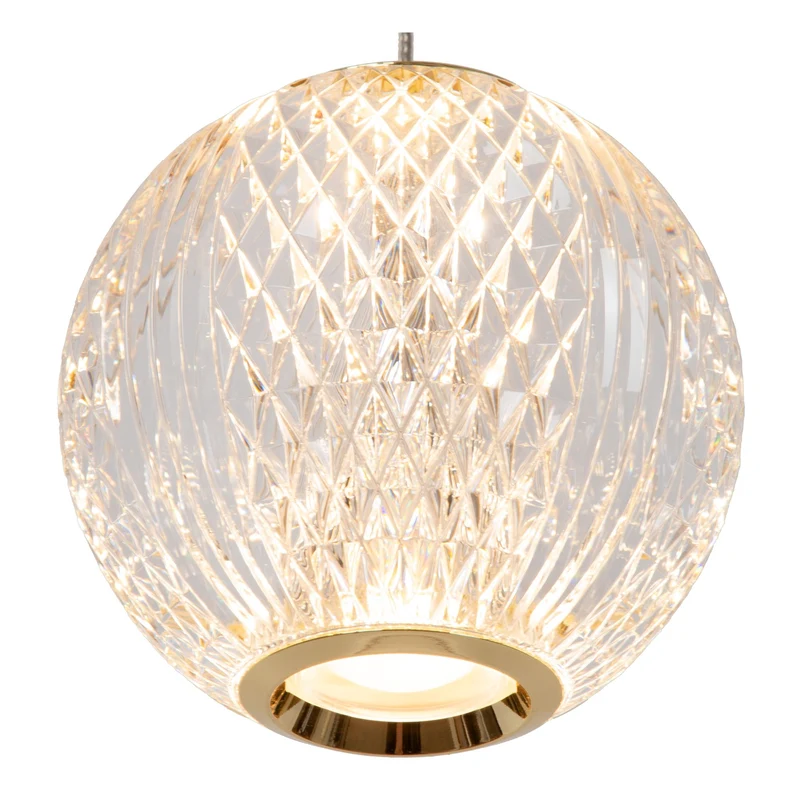 LED-Pendelleuchte Cintra 2700K Transparent, Gold