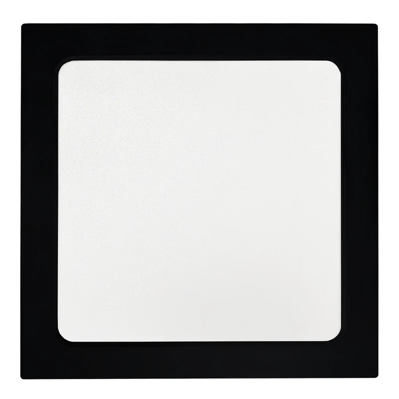 LED Aufbauleuchte in Schwarz, 24 W, 230 V, IP44-geschützt, 2400 lm, Lichtfarbe einstellbar, 299x35 mm, Deckenleuchte mit Diffusor, Badezimmerlampe