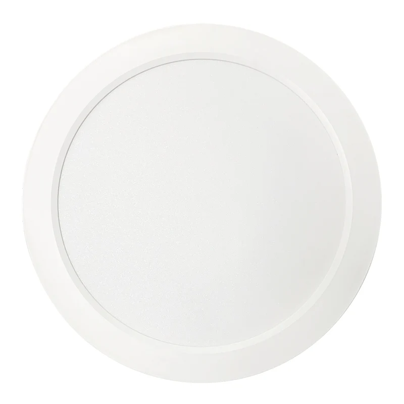 LED Aufbauleuchte in Weiß, 18 W, 230 V, IP44-geschützt, 1800 lm, Lichtfarbe einstellbar, Ø224x35 mm, Deckenleuchte mit Diffusor, Badezimmerlampe