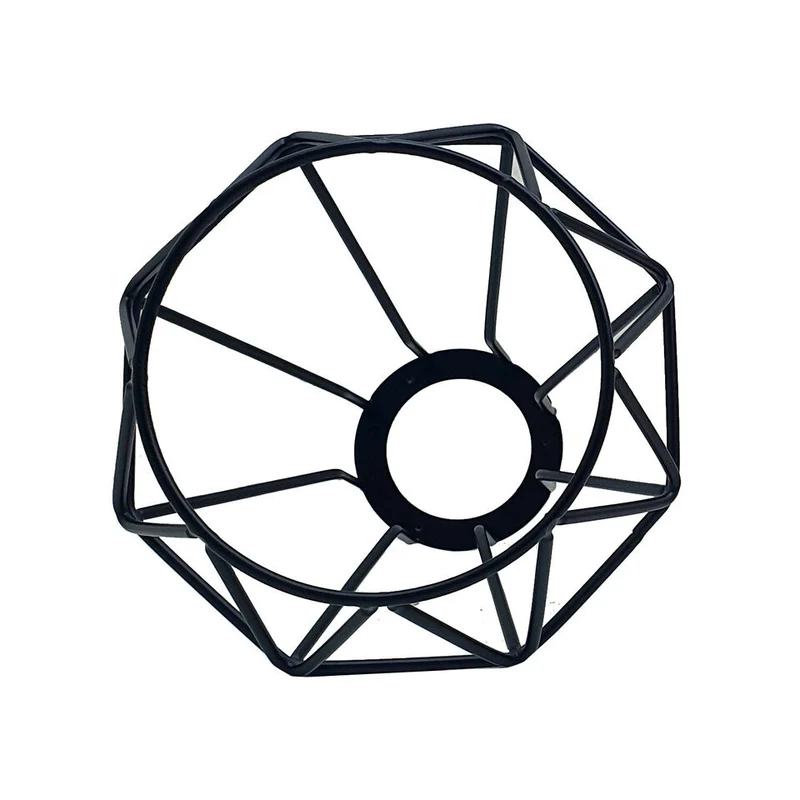 Geometrischer Hängelampenschirm montierender hängender Metalldrahtkäfig~3103