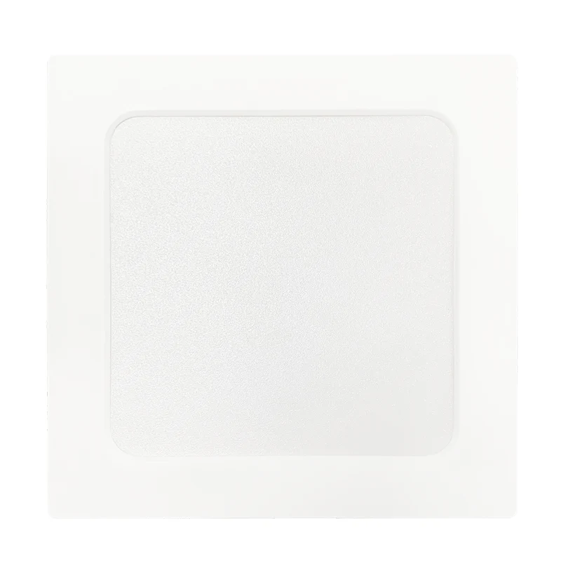 LED Aufbauleuchte in Weiß, 6 W, 230 V, IP44-geschützt, 600 lm, Lichtfarbe einstellbar, 112x26 mm, Deckenleuchte mit Diffusor, Badezimmerlampe