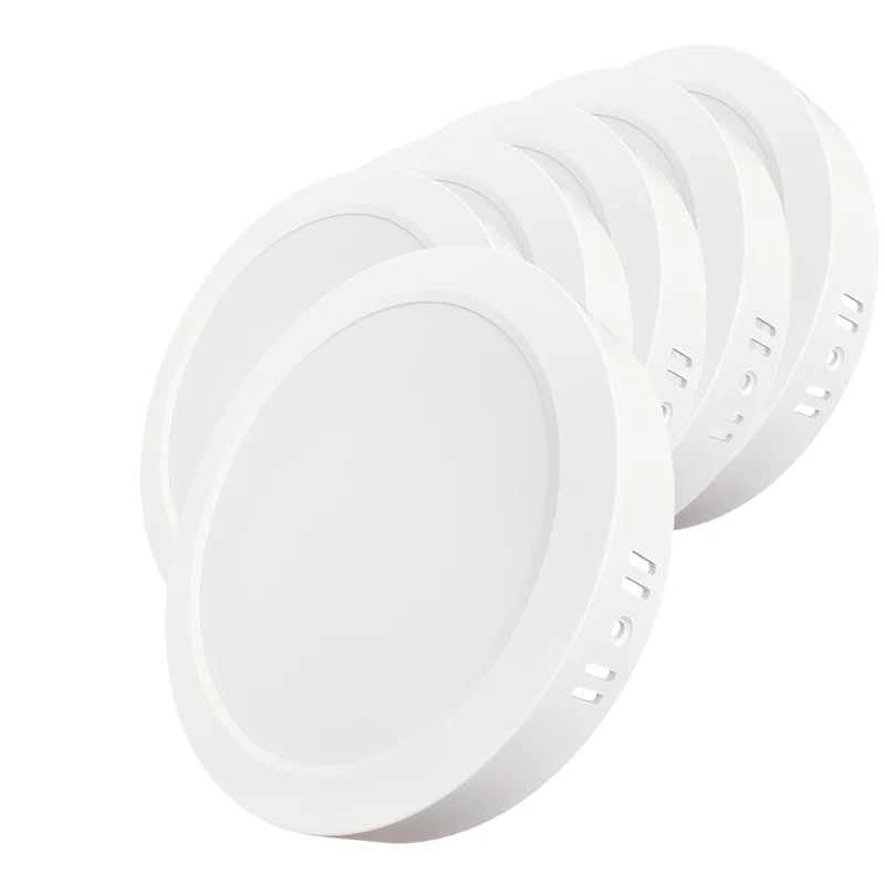 LED Aufbauleuchte in Weiß, 24 W, 230 V, IP44-geschützt, 2400 lm, Lichtfarbe einstellbar, 299x34 mm, Deckenleuchte mit Diffusor, Badezimmerlampe