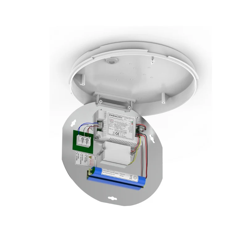 LED-Notstrom Deckenleuchte mit Bewegungsmelder, 8h Akku, 18 W, 1800 lm, 3000–6000 K