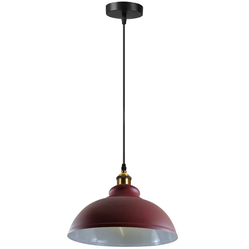 Wohnzimmerlampen hängend, burgunder farbe , E27, Ø 29 cm~3094