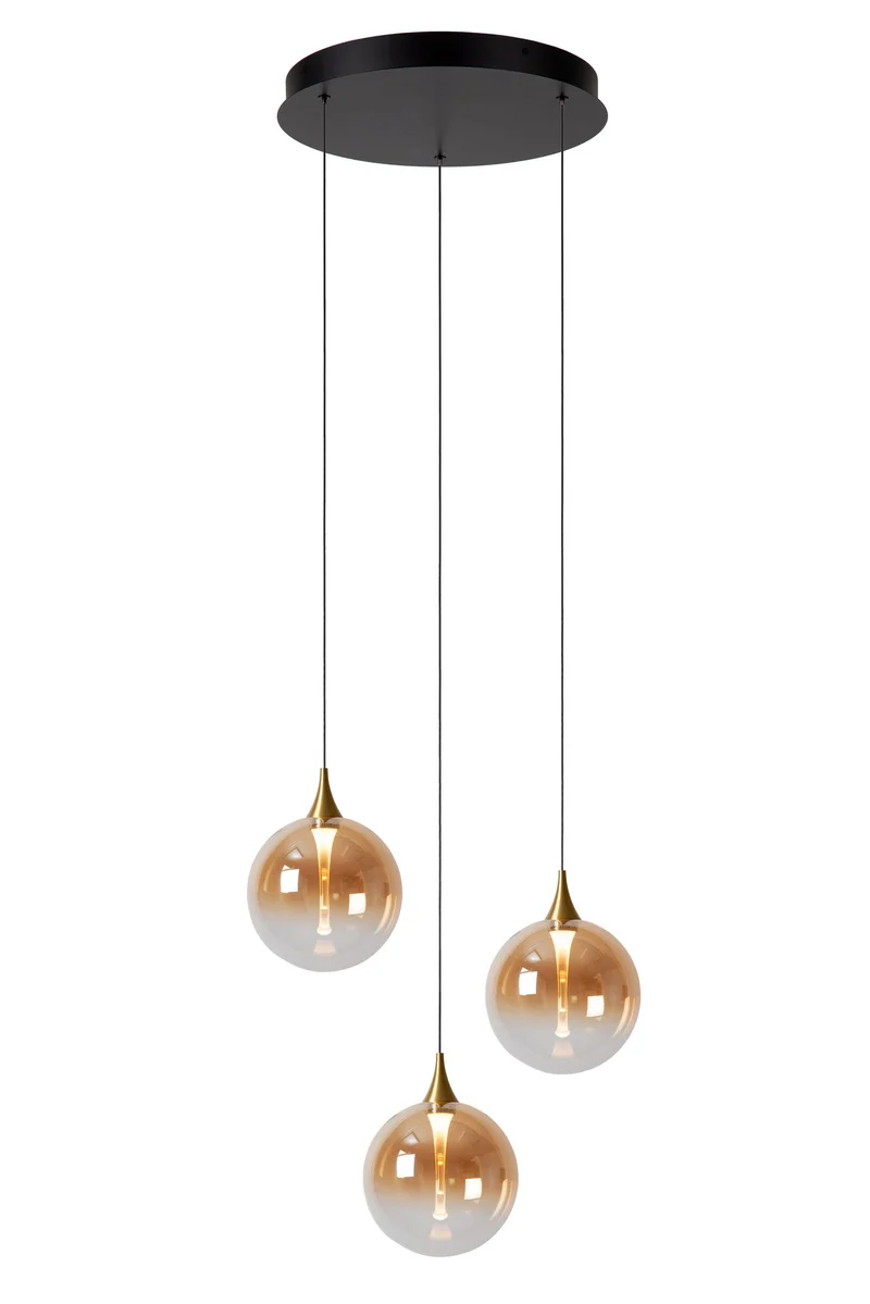 LED-Pendelleuchte Gisela 3-flammig dimmbar