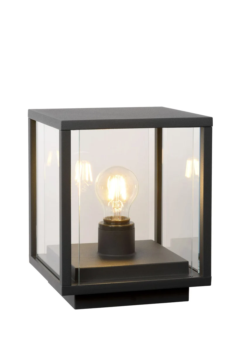 Wegeleuchte Claire IP54 mit Glasschirm Anthrazit