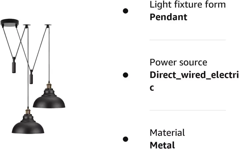 Spider Light Fittings 2 Kopf Decken Pendelleuchte Kronleuchter~3062