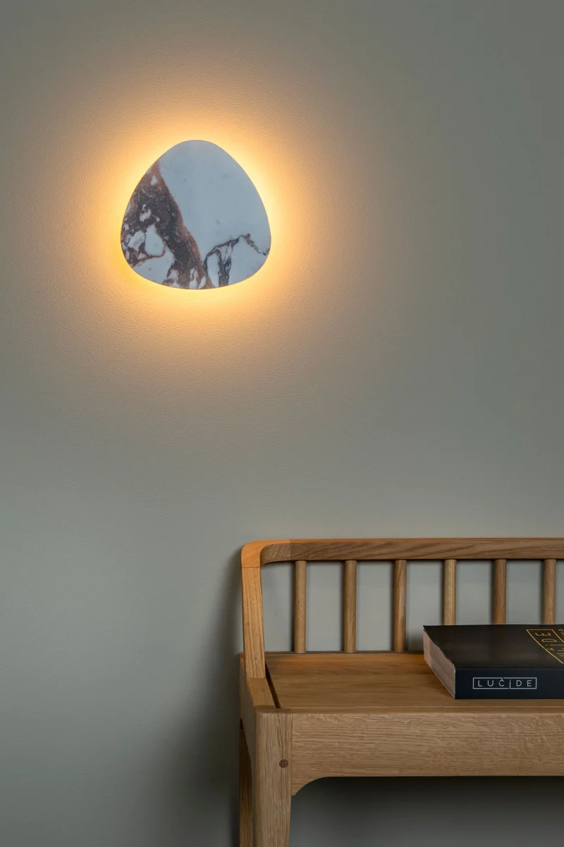 LED-Wandleuchte Kamien aus Keramik Länge 20cm