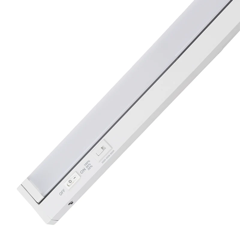 LED-Unterbauleuchte, schwenkbar, mit Schalter, 84 cm, 12 W, 1200 lm, einstellbare Lichtfarbe, dimmbar, erweiterbar, Küchen- und Schrankbeleuchtung