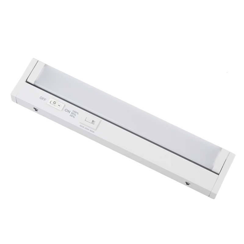 LED-Unterbauleuchte, schwenkbar, mit Schalter, 30 cm, 4 W, 400 lm, einstellbare Lichtfarbe, dimmbar, erweiterbar, Küchen- und Schrankbeleuchtung