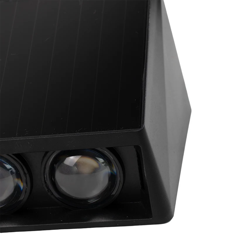 Solar LED Wandleuchte Außen, Up/Down, 2-flammig, 3 Lichtfarben einstellbar (CCT), IP54, mit Akku, Gartenleuchte