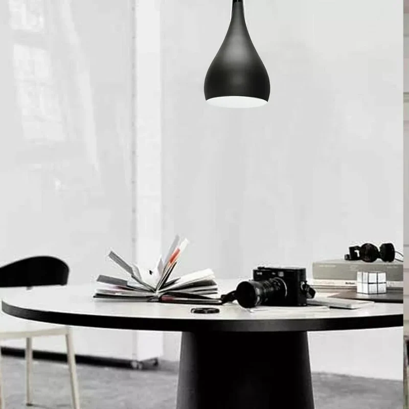Retro Pendelleuchte Schwarz – E27, 95cm Kabel, Dimmbar, 60W~3085