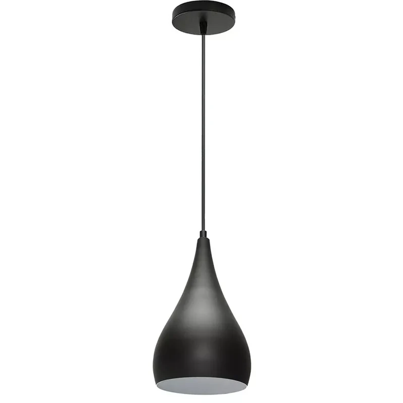 Retro Pendelleuchte Schwarz – E27, 95cm Kabel, Dimmbar, 60W~3085