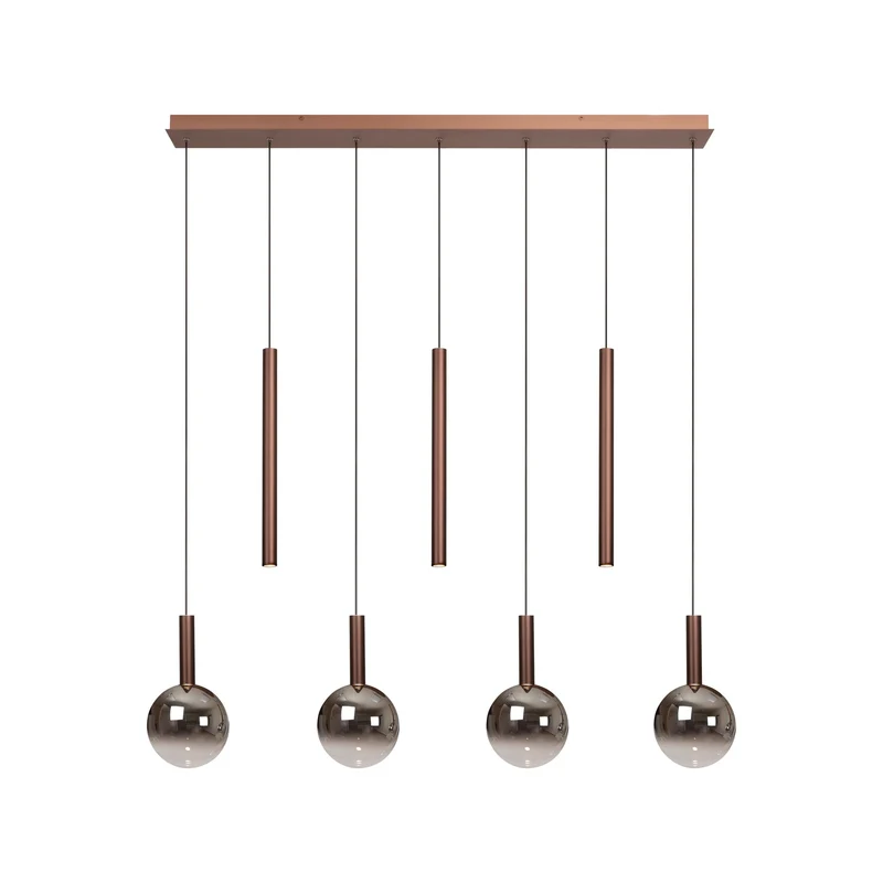LED-Pendelleuchte Jasmine 7-flammig dimmbar CCT höhenverstellbar