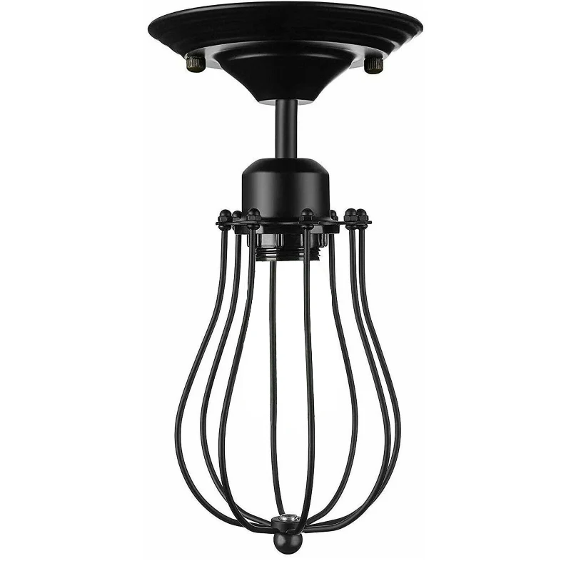 Drahtgestell lampenschirm mit balloon schwarze wandlampen~3050