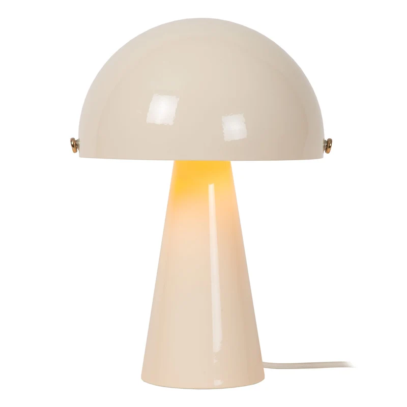 Tischleuchte Barone Retro Pilzform Ø23cm