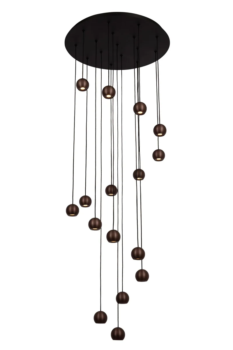 LED-Pendelleuchte Montana 16-flammig CCT dimmbar