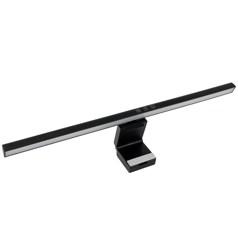 Monitor Lampe in Schwarz, Touch Control, 50 cm, 5 W Leistung, Lichtfarbe und Helligkeit einstellbar, Bildschirmlampe